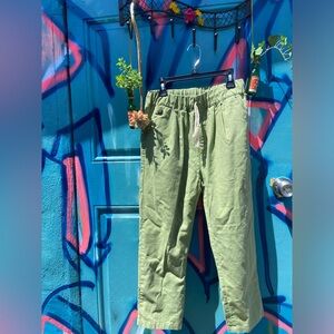 Cropped Beachy Canvas Pants